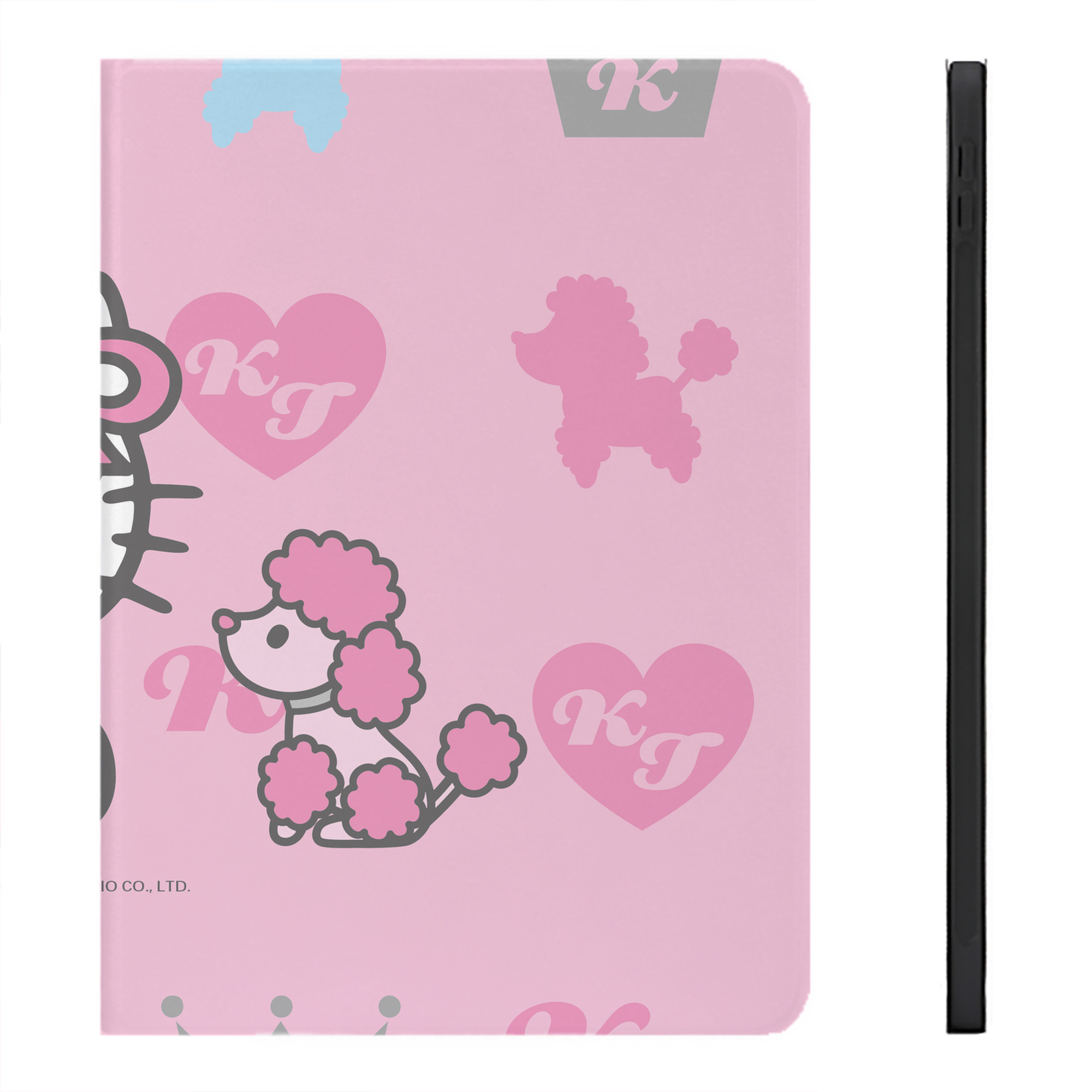 （画像用） Hello Kitty ハローキティ IPadケース ペンホルダー付き ブックスタイルデザイン